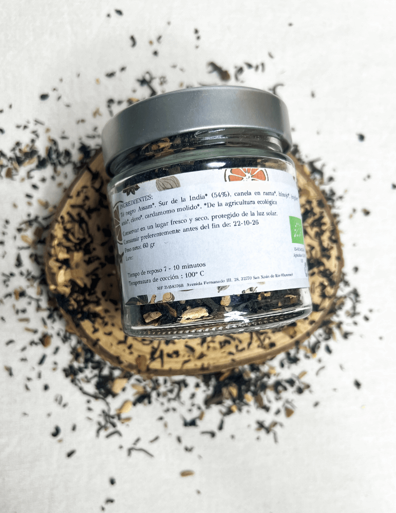 Té chai ecológico digestivo | Ritual TÉ-CHAI