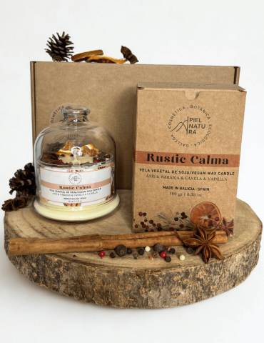 Rustic Calma - Vela Natural para Crear Ambientes Cálidos y Relajantes