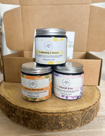 Pack Velas Naturales – Enciende tus Sentidos | Piel Natura 2
