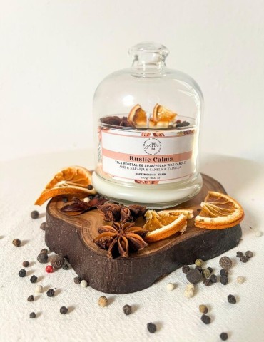 Vela de Campana Rustic Calma - aroma anís y canela