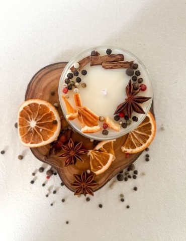 Vela de Campana Rustic Calma - aroma anís y canela 2