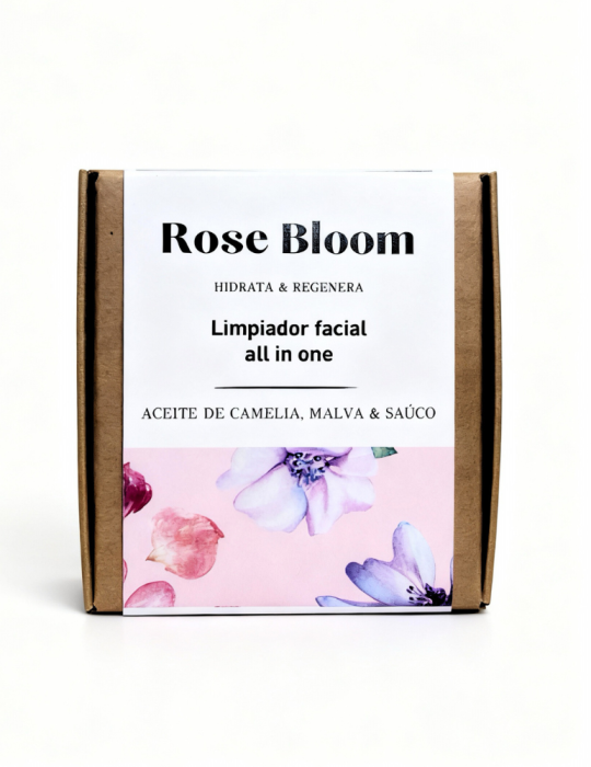 Limpiador y desmaquillante BIO para todo tipo de pieles, Rose Bloom
