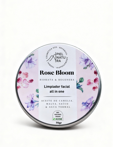 in-perfecto  Limpiador y desmaquillante BIO para todo tipo de pieles, Rose Bloom