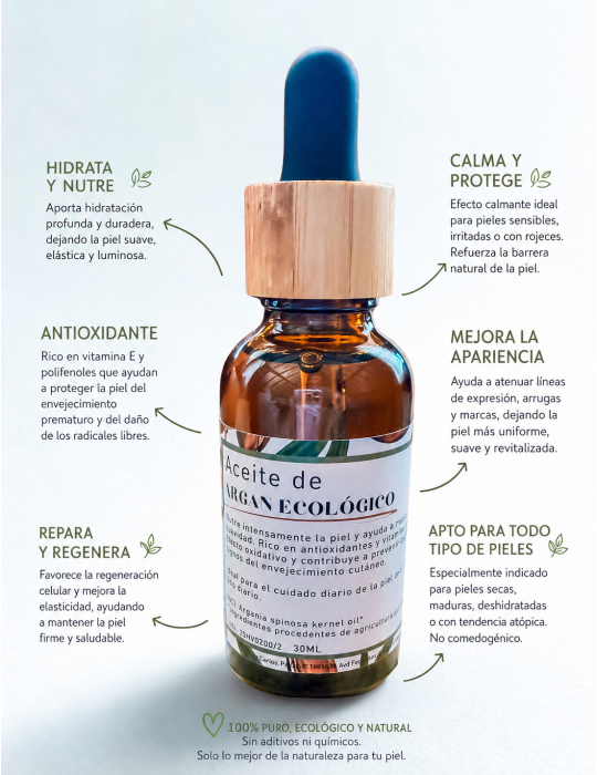 Aceite de Árgan ecológico