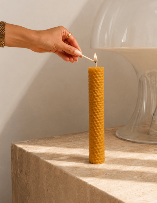 Vela de Cera de Abeja