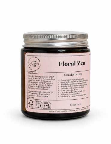 Vela Floral Zen 2